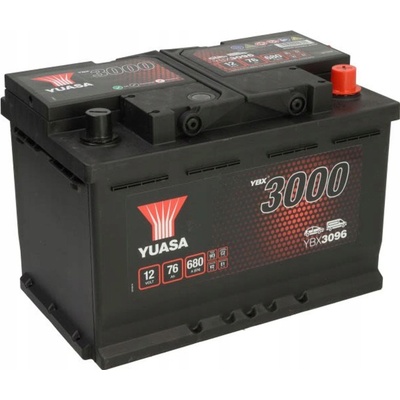 Yuasa YBX3000 12V 75Ah 650A YBX3096