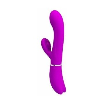 Boss of Toys Pretty Love Clitoral Stimulator Vibrator Model 0602S Purple Silicone USB