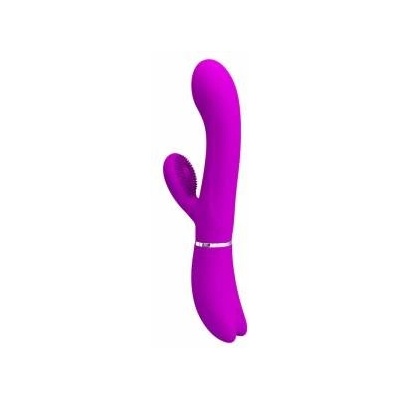 Boss of Toys Pretty Love Clitoral Stimulator Vibrator Model 0602S Purple Silicone USB