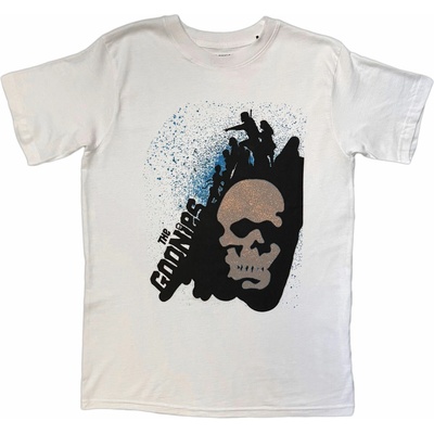 Tričko The Goonies Unisex T-Shirt: Skull Spray Paint White Biela