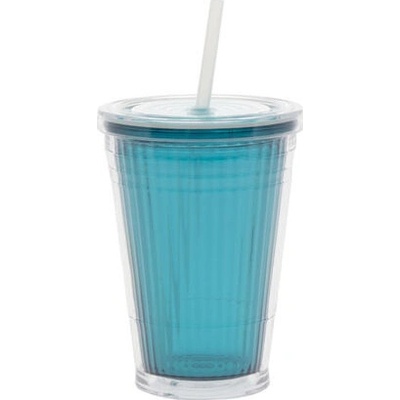 Gimex so slamkou farba modrá 450 ml