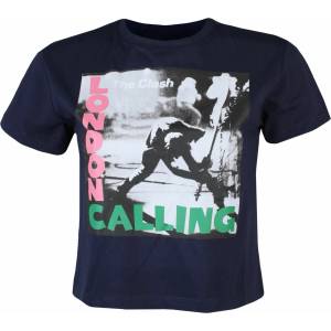 ROCK OFF дамска тениска (връх) Clash - London Calling - ВМС - ROCK OFF - CLCT04LN