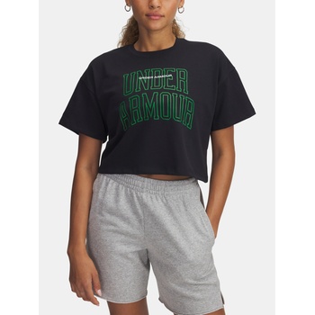 Under Armour Дамска тениска Under Armour UA W VARSITY MIX HW SS CROP Under Armour | Cheren | ЖЕНИ | XL