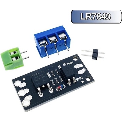Spínací výkonový modul MOSFET LR7843 PWM (30V/161A)