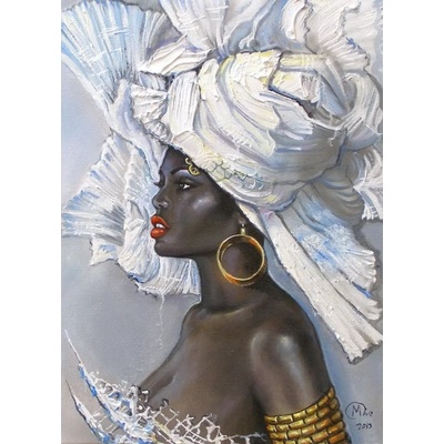 MagicArt Диамантен гоблен MagicArt - Йоланда, 40 х 50 cm, с кръгли мъниста + AB (VC-TY115)