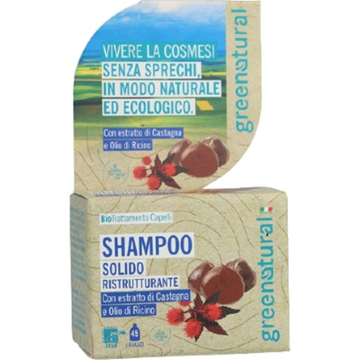 greenatural Restrukturalizační tuhý šampon 55 g