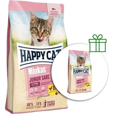 Happy Cat Minkas Junior Care 1, 5 kg 1+1 БЕЗПЛАТНО