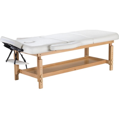 inSPORTline Reby 13430 Stacionární lehátko d190 cm x š72 cm bílá – Zboží Dáma