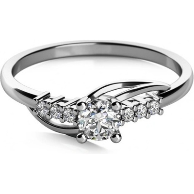 Couple Andros zásnubní prsten z bílého zlata se zirkony 6860640 0 1