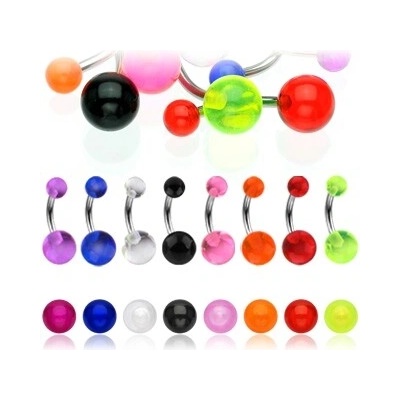 Šperky4U piercing do pupíku banánek BA01017-A