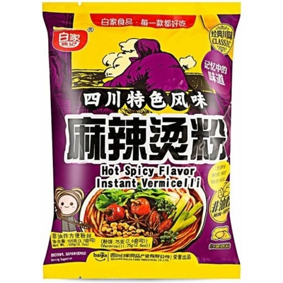 Baijia instantné ryžové vermicelli Hot & Spicy 105 g