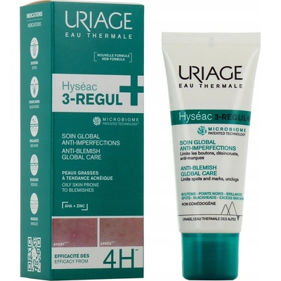 Uriage Hyseac 3-Regul Global Tinted SPF30 Tónovací krém proti nedokonalostem pleti 40 ml