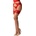 Obsessive Cupide Desir Stockings Red L/XL