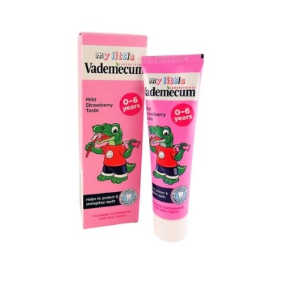 Henkel Vademecum паста за зъби с вкус на ягода за деца от 0 до 6 години 50 мл