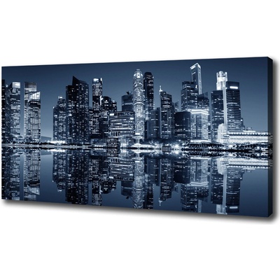 Foto obraz na plátne Singapur noc 100x50 cm