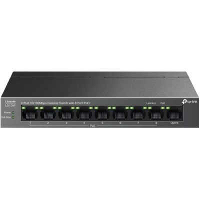 TP-Link omada ls109lp 9 port 10/100 (8poe+) (tp-link)