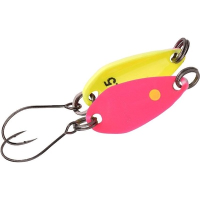 SPRO plandavá trblietka Trout Master Incy Spoon Pink/Yellow 1,5g
