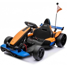 Ramiz Elektrické autíčko Go-kart McLaren Drift 2x150W MOTOR 24V10Ah BATÉRIA 2022 oranžová