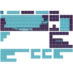 Dark Project Night Sky ANSI & ISO Комплект капачки за механични клавиатури (KS-1010)