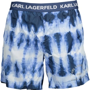 KARL LAGERFELD Мъжки бански Karl Lagerfeld, S, Син (KL22MBM08_AZZURRO_ONLY-ONE-COLOUR)