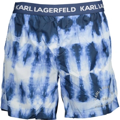 KARL LAGERFELD Мъжки бански Karl Lagerfeld, S, Син (KL22MBM08_AZZURRO_ONLY-ONE-COLOUR)