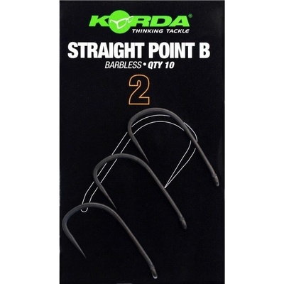 Korda Háčky Straight Point Barbless 10 ks vel.2