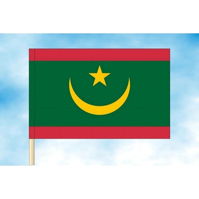 LIBEA, s.r.o. Vlajka Mauritánie Rozměr: 40×60 cm, Uchycení: Návlek na žerď
