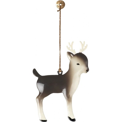 Maileg Závesná vianočná ozdoba Bambi B tmavá