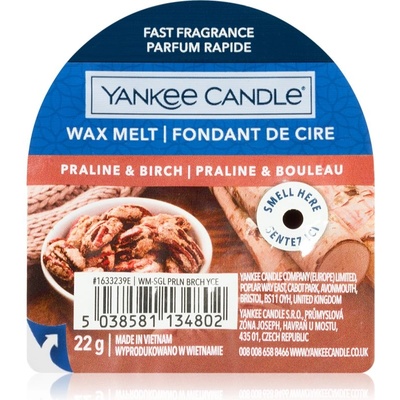 Yankee Candle Praline & Birch восък за арома-лампа 22 гр