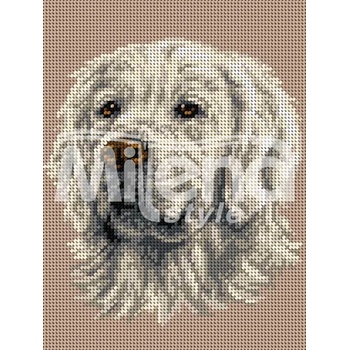 Image 1 of Milena Style Голдън ретривър - гоблен с щампа без конци