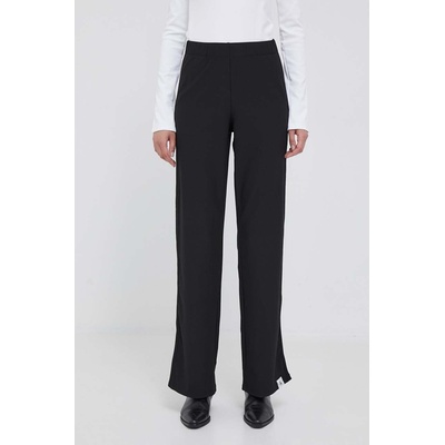 Calvin Klein Jeans Панталон Calvin Klein Jeans в черно със стандартна кройка, с висока талия (J20J222192)