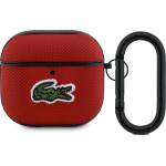 Lacoste Petit Pique Калъф с Лого Croc за AirPods 4 Червен (LCA4PVCR)