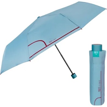 Дамски неавтоматичен чадър Perletti Time 26236, Тюркоаз