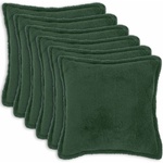 vidaXL Калъфка за възглавница 6 pcs HOUTEN Тъмнозелено 70 x 70 cm (921468)