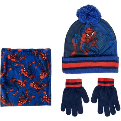 Cerdá zimní sada modrá Spider-man