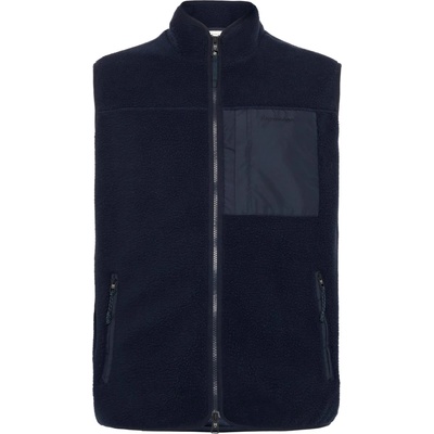 KnowledgeCotton Apparel Мъжки поларен елек Knowledgecotton apparel ED Adv. Loose Fit Zip Fleece Vest Fleece vest - Night Sky - размер XXL (032-1654-0215)