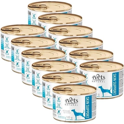 4Vets NATURAL Veterinary Exclusive SKIN SUPPORT 12 x 185 г