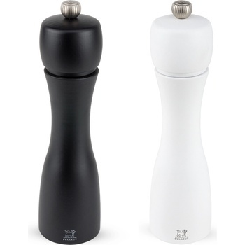 Peugeot Мелнички за сол и пипер Tahiti 20 см черни и бели 2 бр (2-24277)