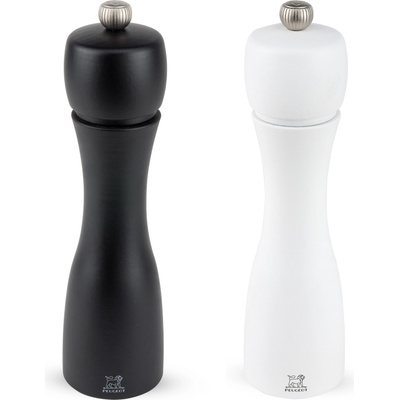 Peugeot Мелнички за сол и пипер Tahiti 20 см черни и бели 2 бр (2-24277)