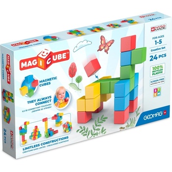 Geomag Магнитни кубчета Geomag - Magicube Творения, 24 части (G248)