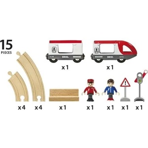BRIO Комплект влакче релси знаци (33511)