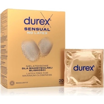 Durex 20 бр Нелатексови презервативи Durex Sensual (Real Feel)