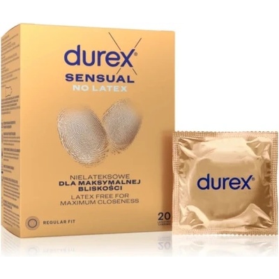 Durex 20 бр Нелатексови презервативи Durex Sensual (Real Feel)