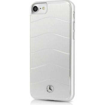 Pouzdro Mercedes Hard Case Wave III Alu iPhone 7 stříbrné