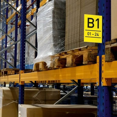 DURABLE Magnetické značenie uličky A5, na výšku, transparentné Magnetické značenie uličky