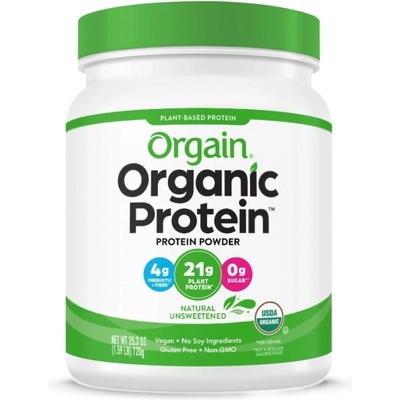 Orgain Organic Protein Unsweetened 720 g