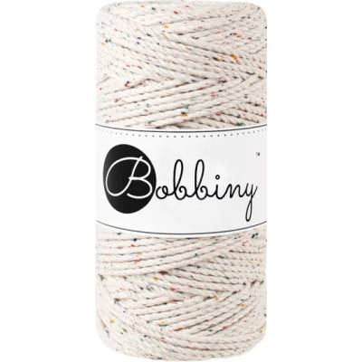 Bobbiny Macrame ropes 3PLY - 3mm Bobbiny - Macrame ropes 3PLY - 3mm: Rainbow dust