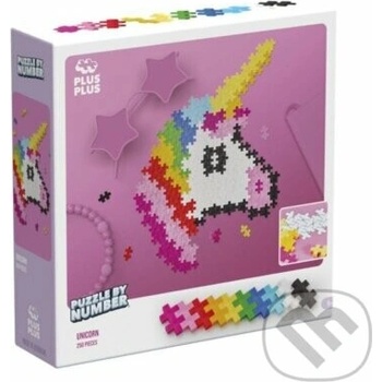 Plus-Plus Skládej podle čísel - Jednorožec 250 ks
