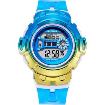 SYNOKE Детски часовник Synoke Shoxer, Син / Жълт (SYNOKE-9625-BLUE-YELLOW)
