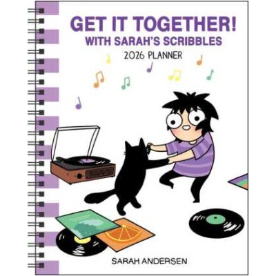 Simon + Schuster LLC GET IT TOGETHER! Sarah's Scribbles 12-Month 2026 Monthly/Weekly Planner Calendar | Sarah Andersen